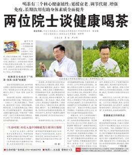 研究茶60多年的院士陈宗懋谈健康喝茶